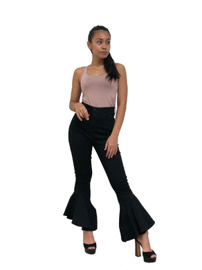 High-Waisted Cowboy Jeans