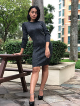 Shimmery Knitted Midi Bodycon
