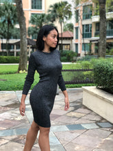 Shimmery Knitted Midi Bodycon